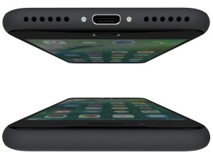 apple iphone 7 jet black 3D 모델