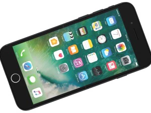 apple iphone 7 jet black 3D Model