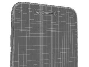 apple iphone 7 jet black 3D 모델