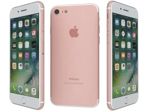 apple iphone 7 rose gold 3D Model