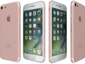 apple iphone 7 rose gold 3D Model
