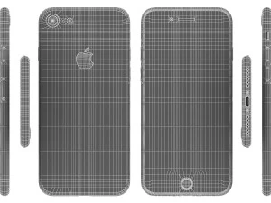 apple iphone 7 rose gold 3D Model
