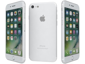 apple iphone 7 silver Modelo 3D