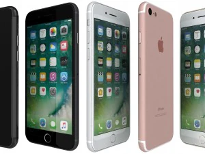 apple iphone 7 all colors 3D Model