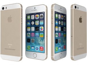 apple iphone se gold 3D मॉडल