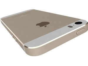 apple iphone se gold 3D मॉडल