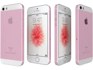 apple iphone se rose gold 3D Model