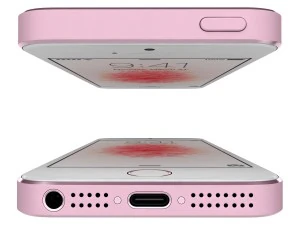 apple iphone se rose gold 3D Model