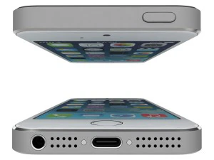 apple iphone se silver 3D Model