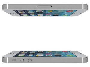 apple iphone se silver Modello 3D