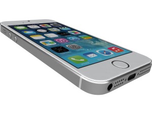 apple iphone se silver Modello 3D