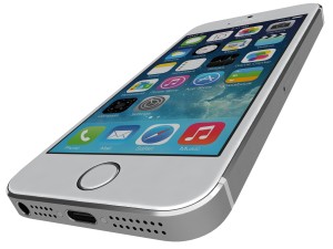 apple iphone se silver Modello 3D