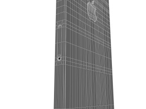 apple iphone se silver Modello 3D