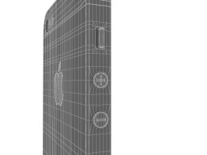 apple iphone se silver Modello 3D