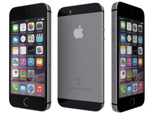 apple iphone se space gray 3D Model