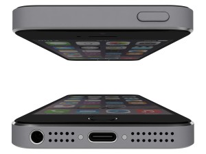 apple iphone se all colors 3D 模型