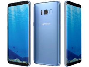 samsung galaxy s8 coral blue 3D Model