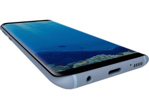 samsung galaxy s8 coral blue 3D Model