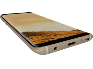 samsung galaxy s8 maple gold 3D Модель