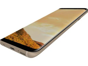 samsung galaxy s8 maple gold 3D Model