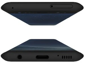 samsung galaxy s8 midnight black 3D Model