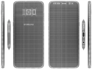samsung galaxy s8 midnight black 3D Model