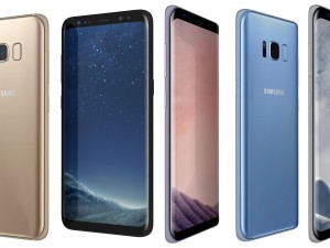 samsung galaxy s8 all colors 3D-Modell