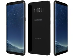 samsung galaxy s8 all colors 3D Model