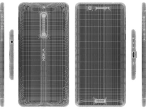 nokia 5 matte black 3D Model