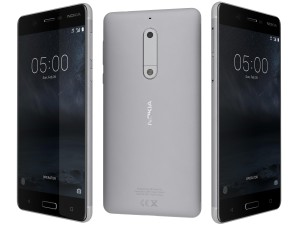 nokia 5 silver 3D-Modell