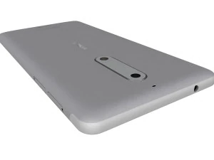 nokia 5 silver 3D Model