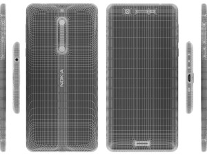 nokia 5 all colors 3D Model