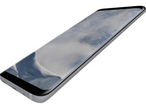 samsung galaxy s8 plus arctic silver 3Dモデル
