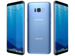 सैमसंग गैलेक्सी S8 प्लस कोरल ब्लू 3D मॉडल