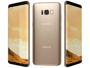 samsung galaxy s8 plus maple gold 3D Model