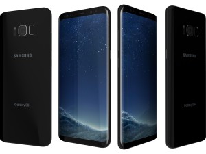 samsung galaxy s8 plus midnight black Modèle 3D