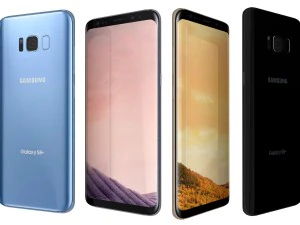 सैमसंग गैलेक्सी S8 प्लस सभी रंग 3D मॉडल