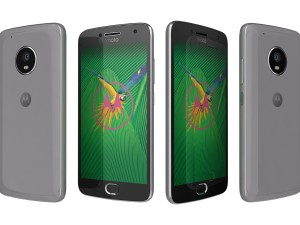 motorola moto g5 plus lunar grey Model 3D