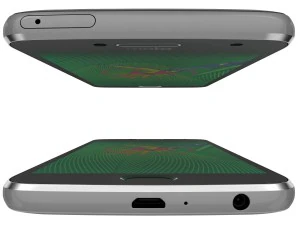 motorola moto g5 plus lunar grey and fine gold 3D Model