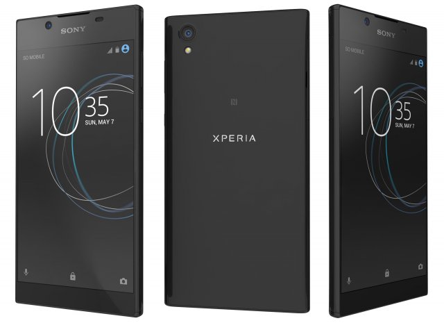 sony xperia l1 black Modelo 3D .c4d .max .obj .3ds .fbx .stl .blend 