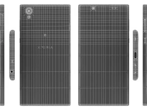 sony xperia l1 black 3D Model