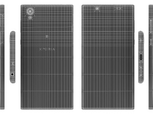 sony xperia l1 all colors 3D-Modell