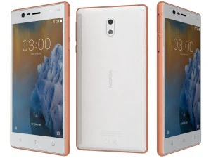 nokia 3 コッパーホワイト 3Dモデル