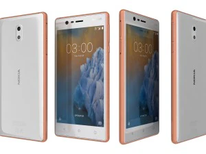 nokia 3 copper white 3D Model