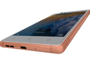 nokia 3 copper white 3D-Modell