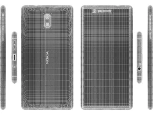 nokia 3 copper white 3D Model