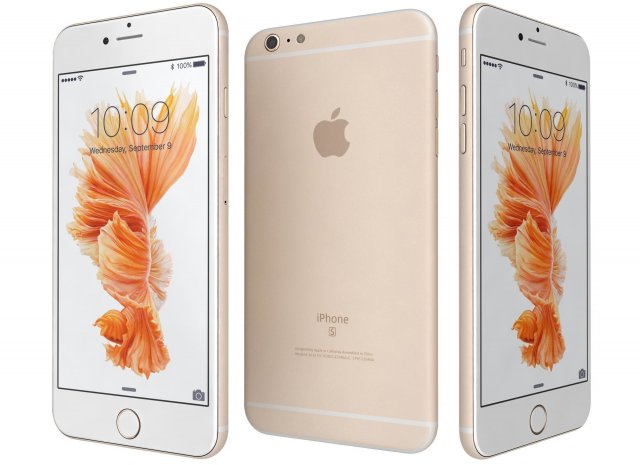 apple iphone 6s gold 3Dモデル .c4d .max .obj .3ds .fbx .stl .blend 