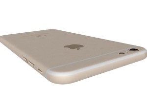 apple iphone 6s gold 3Dモデル