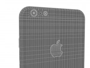 apple iphone 6s gold 3D Model