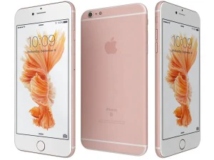 アップル iPhone 6s ローズゴールド 3Dモデル
